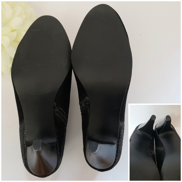 Alfani Shirlee Suede Ankle Boots Black Size 9.5M - Picture 6 of 8